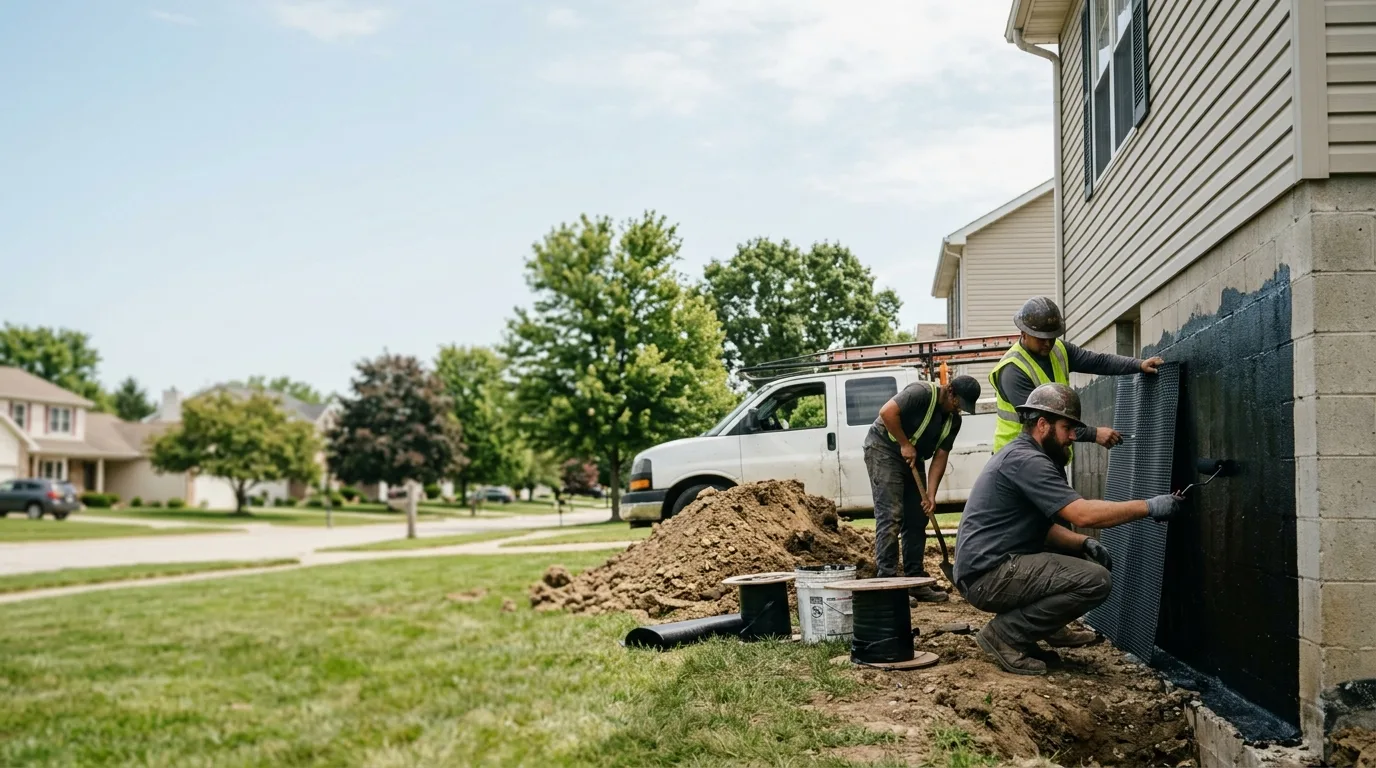 Basement Waterproofing in Cantrall, IL near me